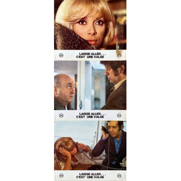 LAISSE ALLER C'EST UNE VALSE Photos de film x3 - 21x30 cm. - 1971 - Georges Lautner, Jean Yanne