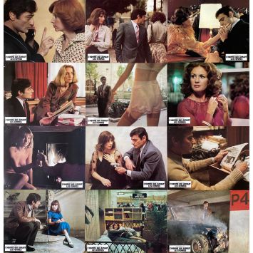 THE MAN WHO LOVED WOMEN French Lobby Cards x12 - set B. - 9x12 in. - 1977 - FranCois Truffaut, Charles Denner