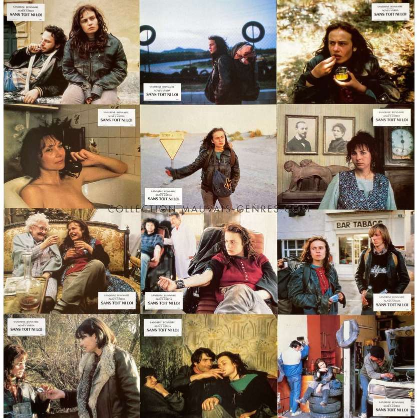 SANS TOIT NI LOI Photos de film x12 - 21x30 cm. - 1985 - Agnes Varda, Sandrine Bonnaire