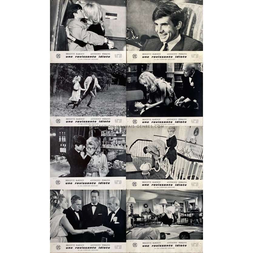 UNE RAVISSANTE IDIOTE Photos de film x8 - 24x30 cm. - 1964 - Edouard Molinaro, Brigitte Bardot