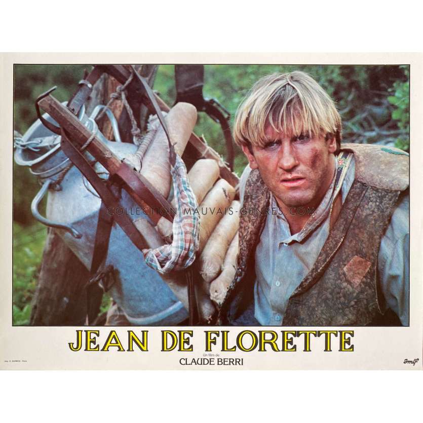 JEAN DE FLORETTE French Lobby Card N1 10x15 - 1986 - Claude Berri, Gérard Depardieu