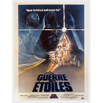 copy ofSTAR WARS - A NEW HOPE French Linen Movie Poster 1st Rel.- 47x63 in. - 1977 - George Lucas, Harrison Ford