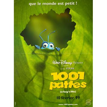 A BUG'S LIFE French Movie Poster Adv. - 15x21 in. - 1998 - John Lasseter, Pixar