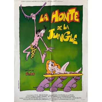 THE SHAME OF THE JUNGLE French Movie Poster- 23x32 in. - 1975 - Picha, Bernard Dhéran