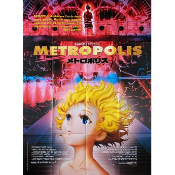 METROPOLIS (2001) French Movie Poster- 47x63 in. - 2001 - Rintaro, Toshio Furukawa