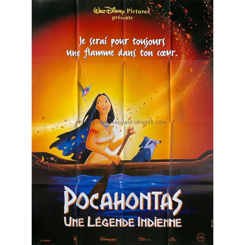 POCAHONTAS Affiche de cinéma- 120x160 cm. - 1995 - Walt Disney, el Gibson