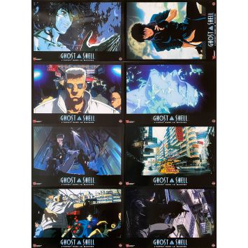 GHOST IN THE SHELL French Lobby Cards x8 - 10x13 in. - 1995 - Mamoru Oshii, Atsuko Tanaka