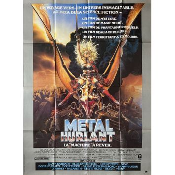 METAL HURLANT Affiche de film- 120x160 cm. - 1981 - Gerald Potterton, John Candy
