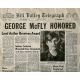 BACK TO THE FUTURE Newspapers Prop Replicas George McFly15x21 in. US - 1985 - Robert Zemeckis, Michael J. Fox