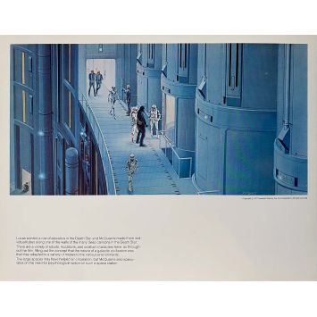 STAR WARS - LA GUERRE DES ETOILES Artwork N06 - 28x36 cm. - 1977 - Harrison Ford, George Lucas