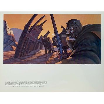 STAR WARS - A NEW HOPEArtwork Print N09 - 11x14 in. - 1977 - George Lucas, Harrison Ford