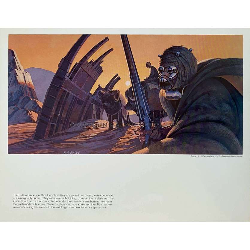 STAR WARS - A NEW HOPEArtwork Print N09 - 11x14 in. - 1977 - George Lucas, Harrison Ford