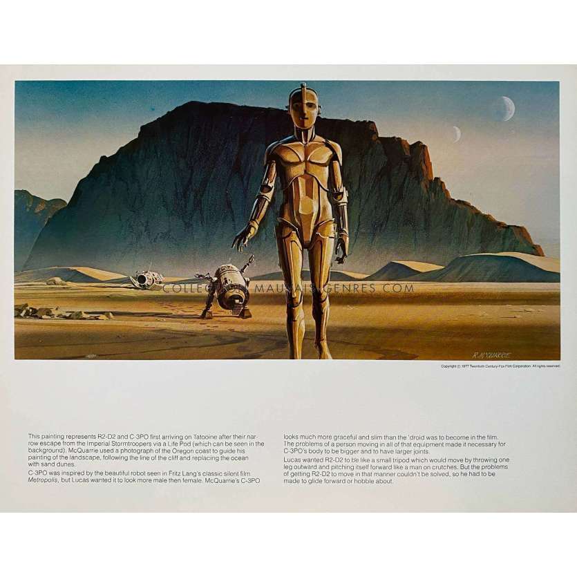STAR WARS - A NEW HOPEArtwork Print N13 - 11x14 in. - 1977 - George Lucas, Harrison Ford