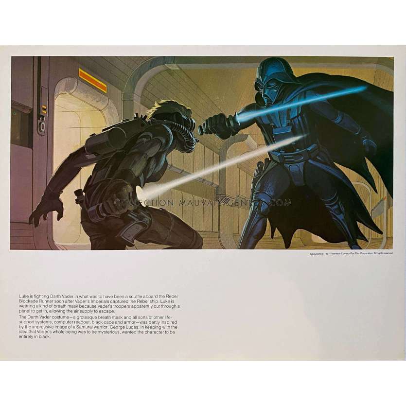 STAR WARS - A NEW HOPEArtwork Print N15 - 11x14 in. - 1977 - George Lucas, Harrison Ford