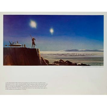 STAR WARS - LA GUERRE DES ETOILES Artwork N17 - 28x36 cm. - 1977 - Harrison Ford, George Lucas