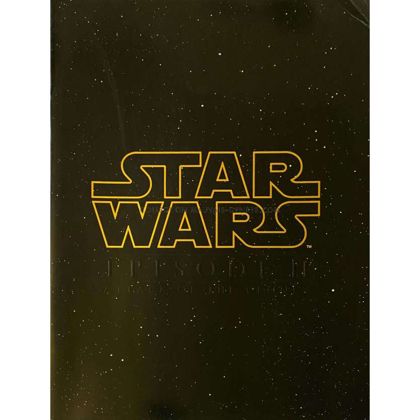 STAR WARS - ATTACK OF THE CLONES Japanese Program 60p - 9x12 in. - 2002 - George Lucas, Natalie Portman