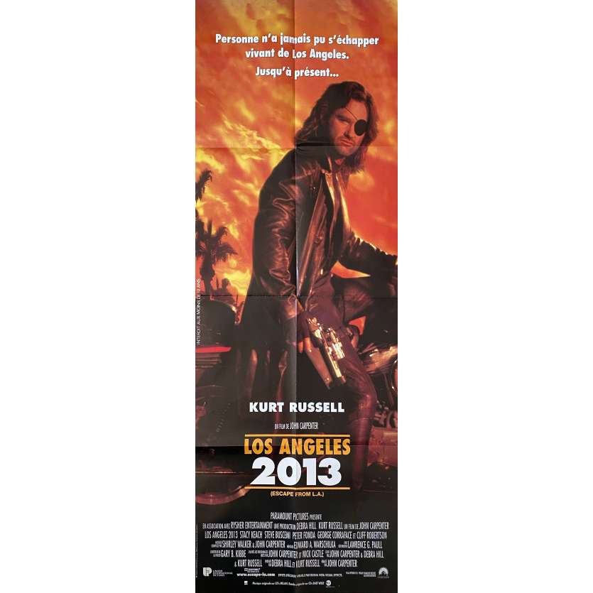 LOS ANGELES 2013 Affiche de cinéma française- 60x160 cm. - 1996 - John Carpenter, Kurt Russel
