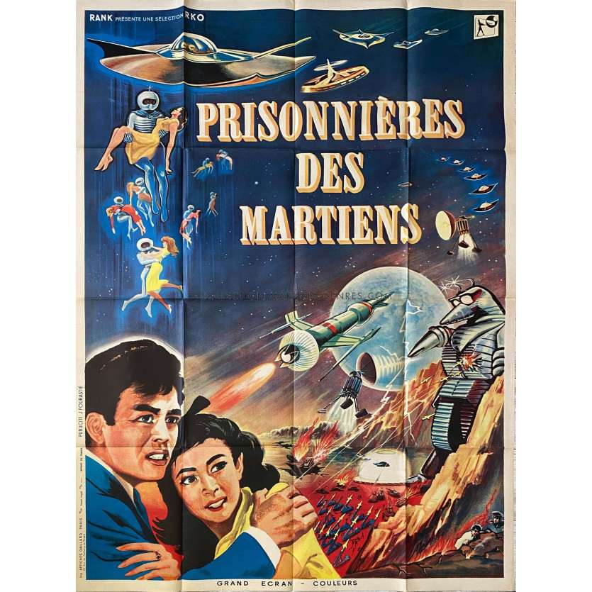 THE MYSTERIANS French Movie Poster- 47x63 in. - 1957 - Ishirô Honda, Kenji Sahara