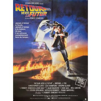 BACK TO THE FUTURE French Movie Poster- 47x63 in. - 1985 - Robert Zemeckis, Michael J. Fox