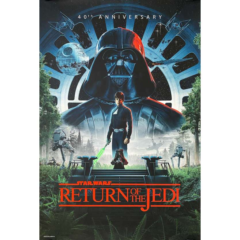 STAR WARS - THE RETURN OF THE JEDI Japanese Art Print Style US - 24x36 in. - 1983/R2023 - Richard Marquand, Harrison Ford