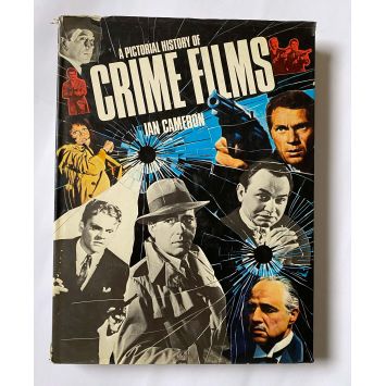CRIME FILMS British Book 222p approx. - 9x12 in. - 1975 - Ian Cameron, 0