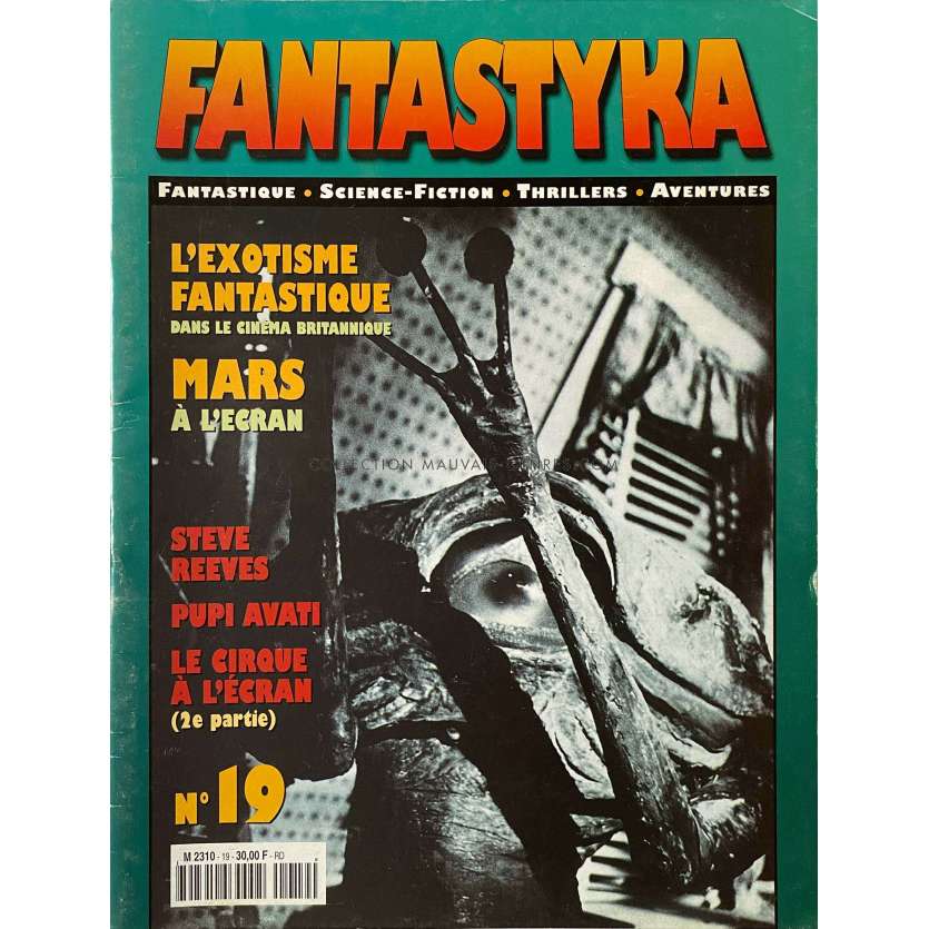FANTASTIKA N19 French Magazine 66p - 10x12 in. - 2001 - Steve Reeves, Pupi Avati