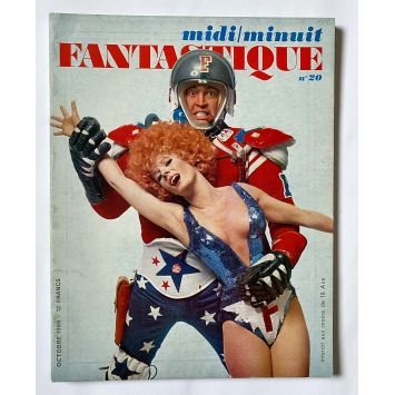 MIDI-MINUIT FANTASTIQUE N20 Magazine français 80p - 22x28 cm. - 1968 - William Klein, Delphine Seyrig