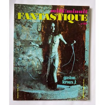 MIDI-MINUIT FANTASTIQUE N23 Magazine français 80p - 22x28 cm. - 1970 - Jean Rollin