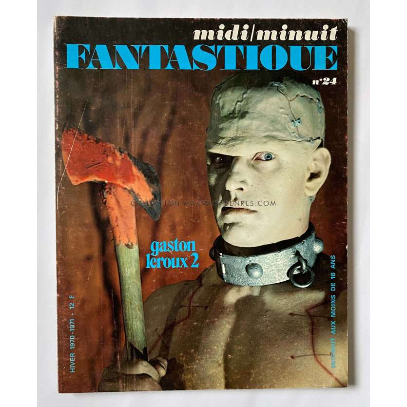 MIDI-MINUIT FANTASTIQUE N24 French Magazine 80p - 9x12 in. - 1970 - Jimmy Sangster, 0