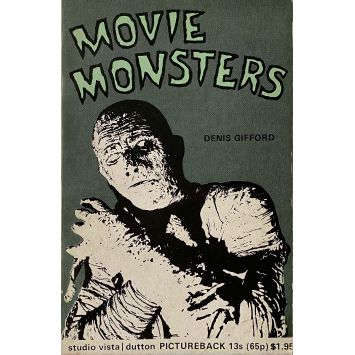 MOVIE MONSTERS Livre anglais 160p env. - 10x15 cm. - 1969 - Denis Gifford, David Herbert