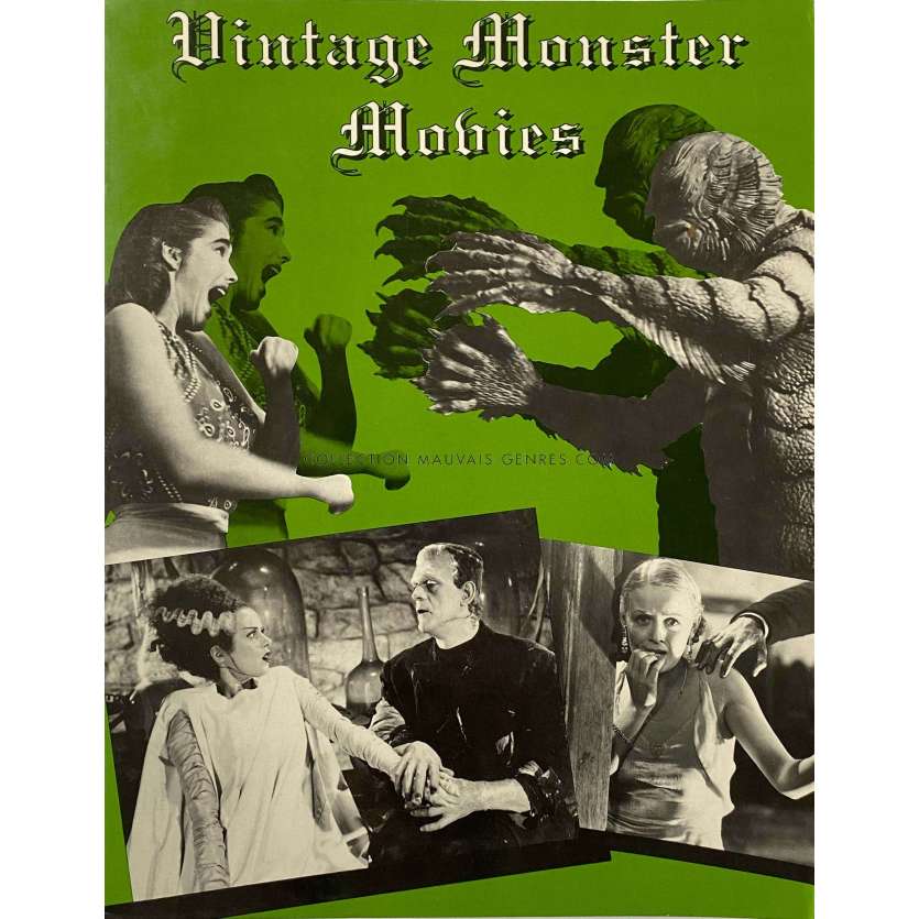 VINTAGE MONSTER MOVIES U.S Book 160p approx. - 9x12 in. - 1993 - Robert Marrero, 0