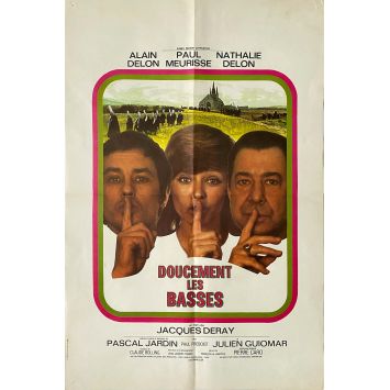 EASY DOWN THERE French Movie Poster- 15x21 in. - 1971 - Alain Delon, Jacques Deray