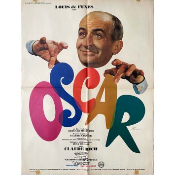 OSCAR French Movie Poster- 23x32 in. - 1967 - Louis de Funès, Edouard Molinaro