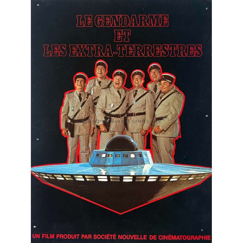 LE GENDARME ET LES EXTRA-TERRESTRES Synopsis français 4 pages. - 21x30 cm. - 1979 - Louis de Funès, Jean Girault