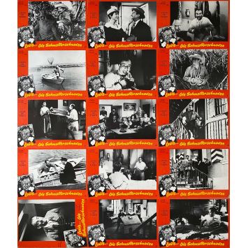 DANS L'EAU QUI FAIT DES BULLES Photos de film allemandes x15 - 21x30 cm. - 1961/R1970 - Louis de Funès, Maurice Delbez