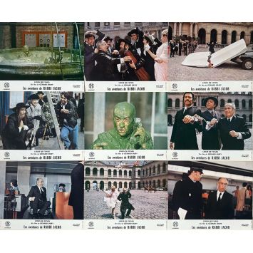 THE MAD ADVENTURES OF RABBI JACOB French Lobby Cards x9 - 10x12 in. - 1973 - Louis de Funès, Gérard Oury