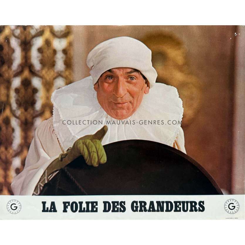 DELUSIONS OF GRANDEUR French Lobby Card N02 - 9x12 in. - 1971 - Louis de Funes, Gérard Oury
