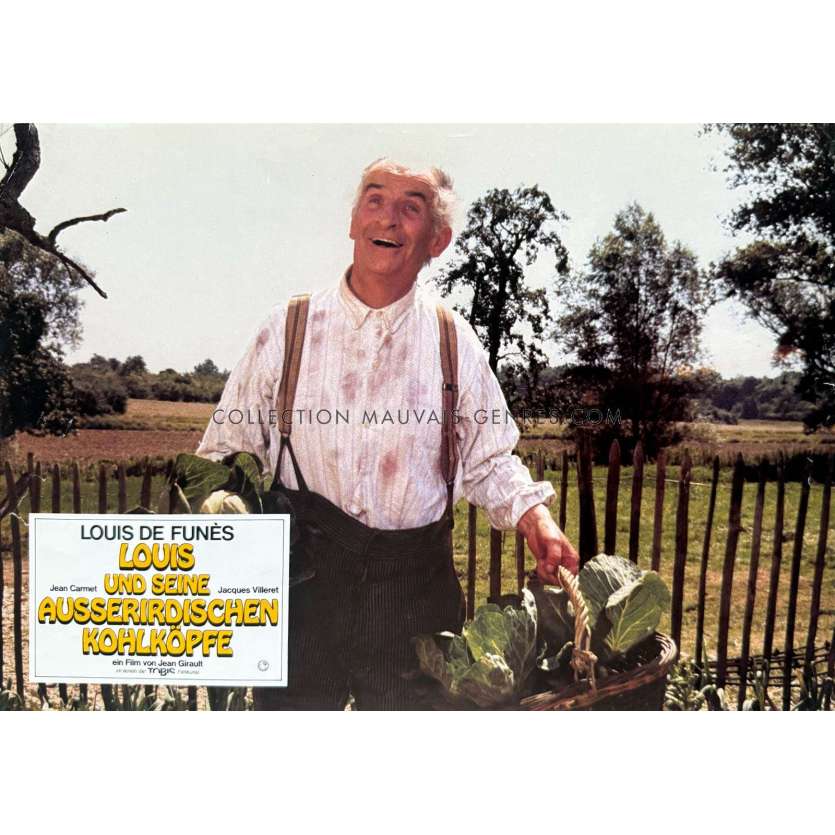 THE CABBAGE SOUP German Lobby Card N01 - 9x11,5 in. - 1981 - Louis de Funès, Jean Girault