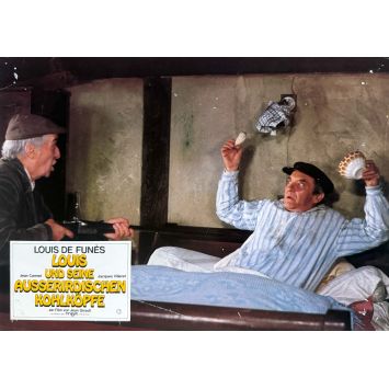 THE CABBAGE SOUP German Lobby Card N04 - 9x11,5 in. - 1981 - Louis de Funès, Jean Girault