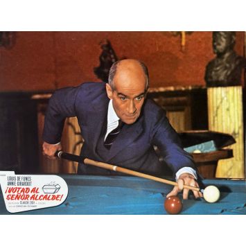 THE DISCORD Spanish Lobby Card N01 - 9x12,5 in. - 1978 - Louis de Funès, Claude Zidi