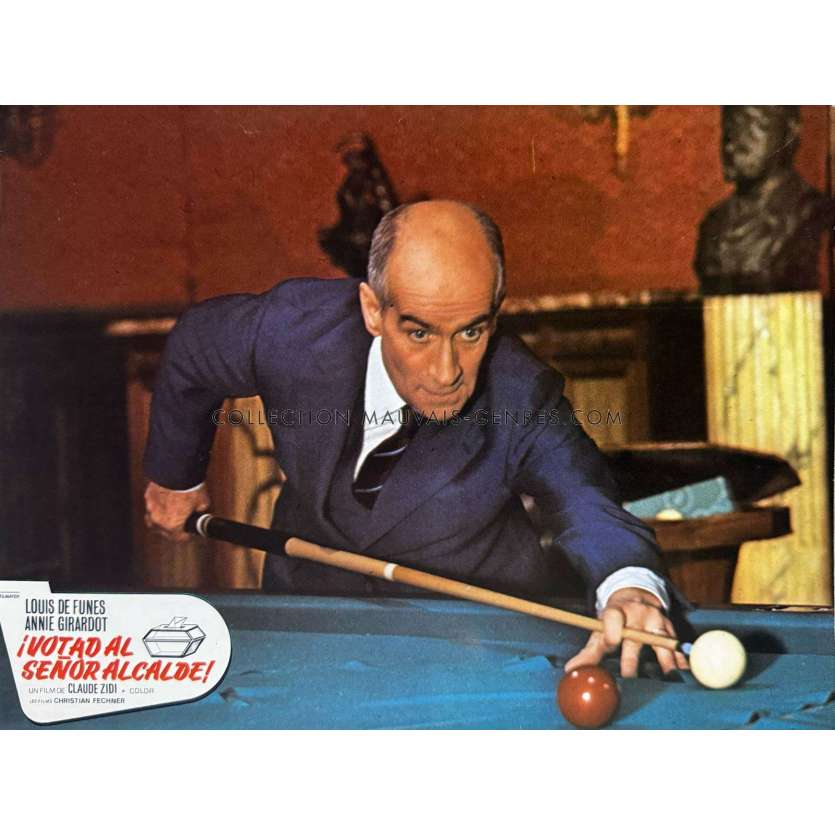 THE DISCORD Spanish Lobby Card N01 - 9x12,5 in. - 1978 - Louis de Funès, Claude Zidi