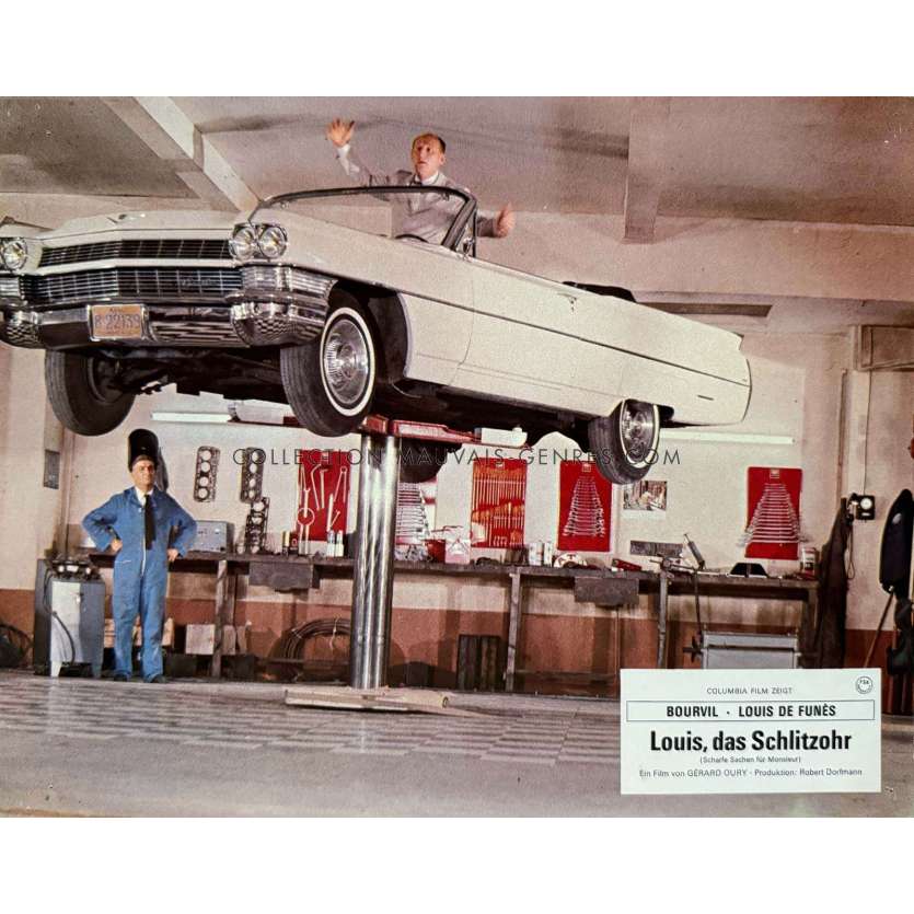 THE SUCKER German Lobby Card N01 - 9,25x11,75 in. - 1965 - Bourvil, Gérard Oury