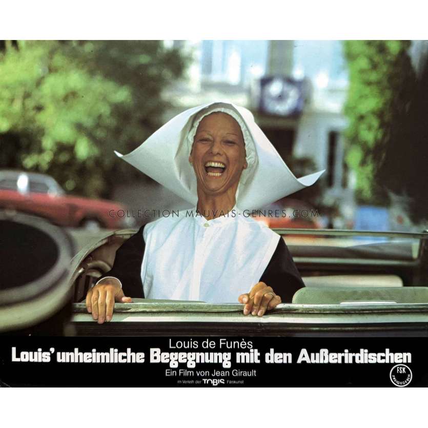 THE TROOPS AND ALIENS German Lobby Card N02 - 9,25x11,75 in. - 1979 - Louis de Funès, Jean Girault