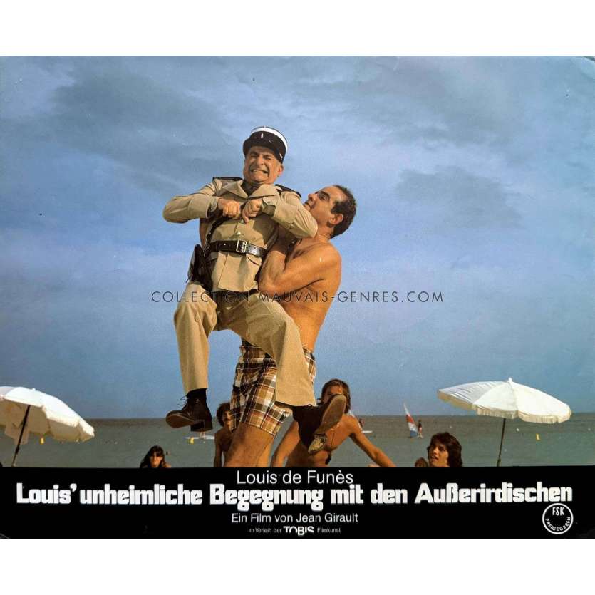 LE GENDARME ET LES EXTRA-TERRESTRES Photo de film allemande N03 - 23x30 cm. - 1979 - Louis de Funès, Jean Girault