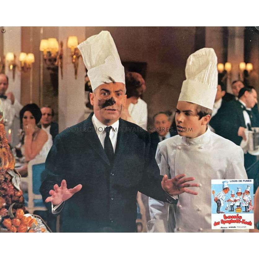 THE RESTAURANT German Lobby Card N01 - 9,25x11,75 in. - 1966 - Louis de Funès, Jacques Besnard