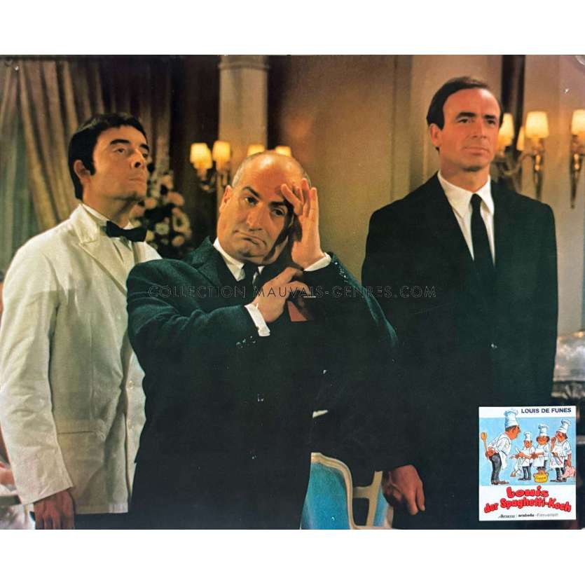 THE RESTAURANT German Lobby Card N02 - 9,25x11,75 in. - 1966 - Louis de Funès, Jacques Besnard