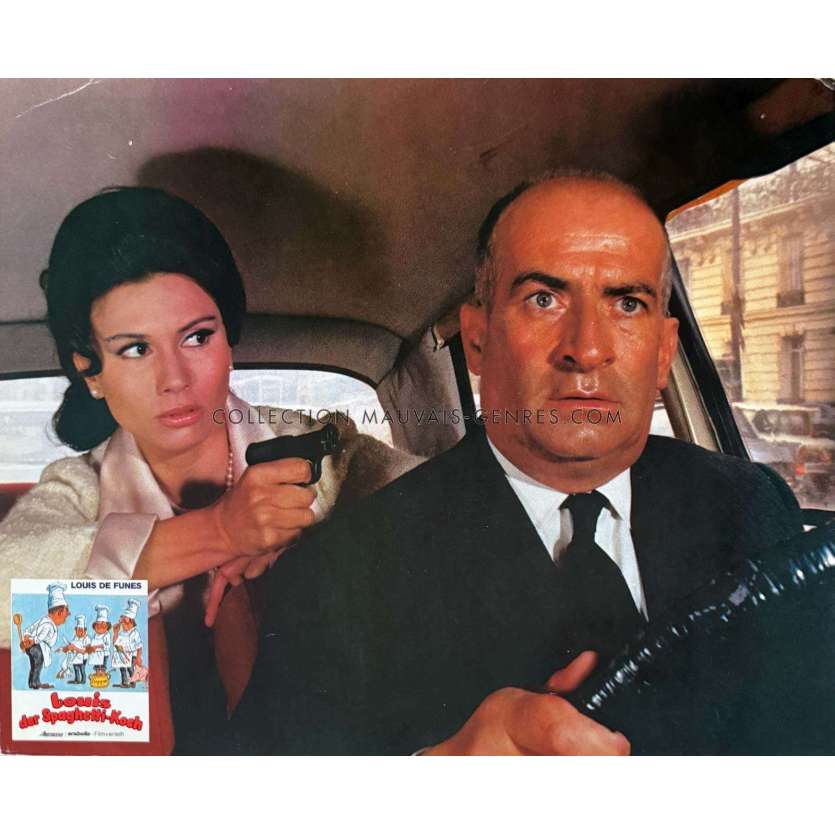 THE RESTAURANT German Lobby Card N04 - 9,25x11,75 in. - 1966 - Louis de Funès, Jacques Besnard