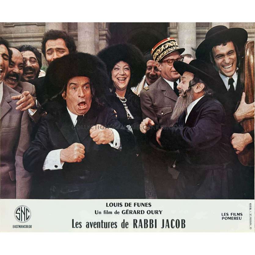 LES AVENTURES DE RABBI JACOB Photo de film française N20 - 24x30 cm. - 1973 - Louis de Funès, Gérard Oury