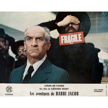 LES AVENTURES DE RABBI JACOB Photo de film française N21 - 24x30 cm. - 1973 - Louis de Funès, Gérard Oury