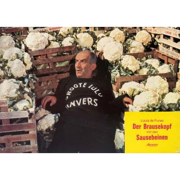 THE EXCHANGE STUDENT German Lobby Card N01 - 9,25x11,75 in. - 1967 - Louis de Funès, Jean Girault